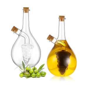 Juego de 2 dispensadores de aceite de oliva y vinagre