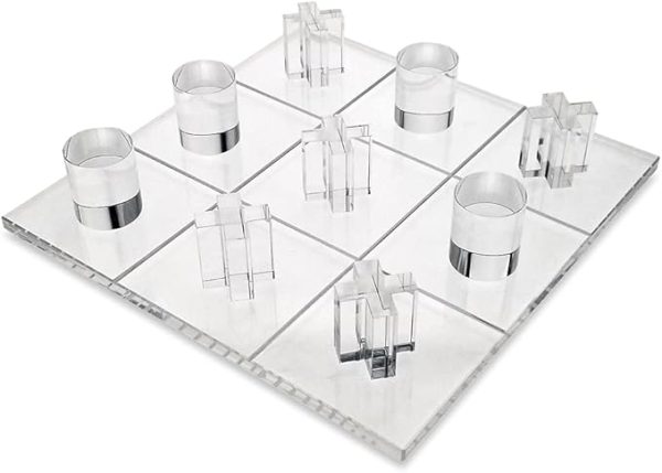 Juego Tic Tac Toe de acrílico