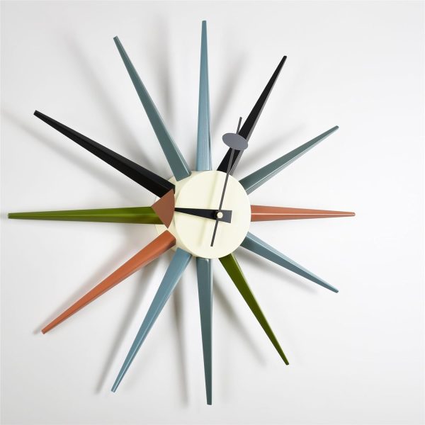Reloj de pared de puntas