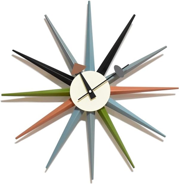 Reloj de pared de puntas