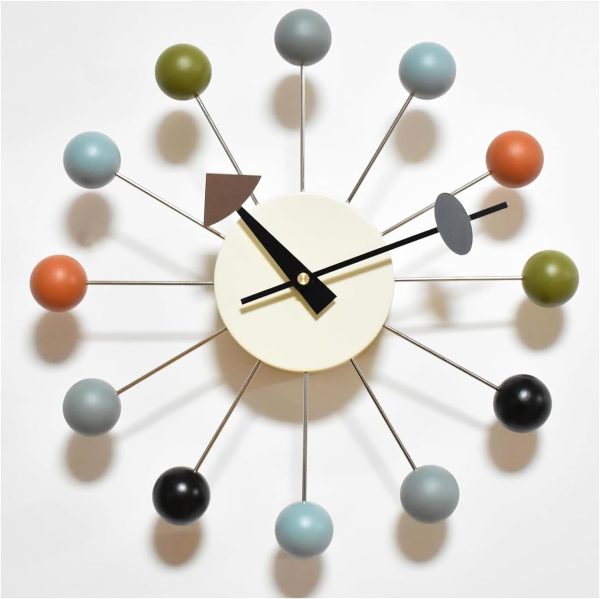 Reloj de pared de bolas