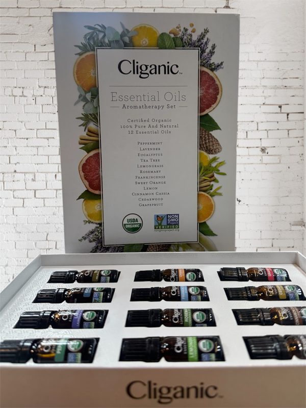 12 aceites esenciales orgánicos de aromaterapia Cliganic